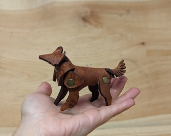 Little Leather Wolf Figurines/Miniatures