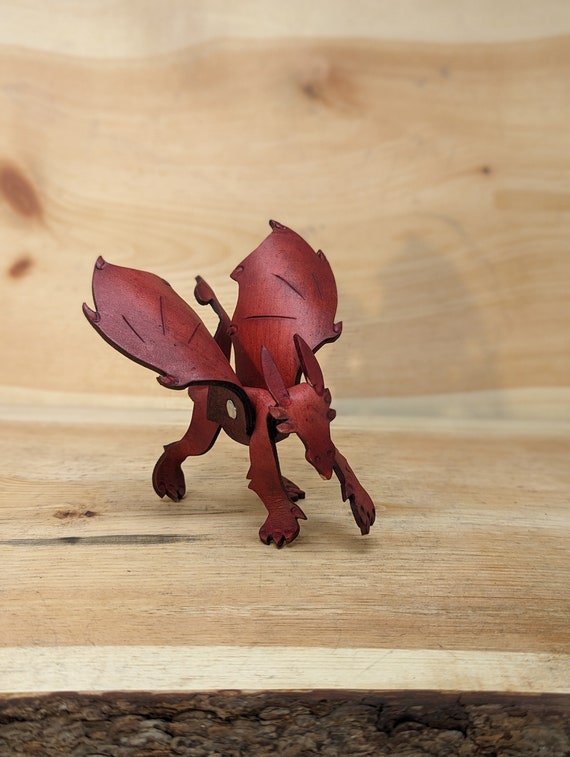 Little Leather Dragon Figurines/Miniatures