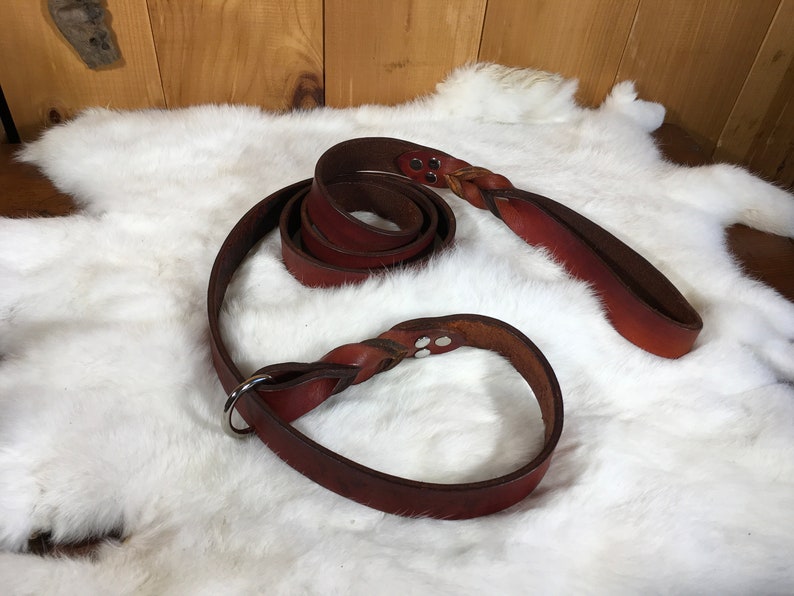 Personalized Leather Dog SlipLead With Name Etsy