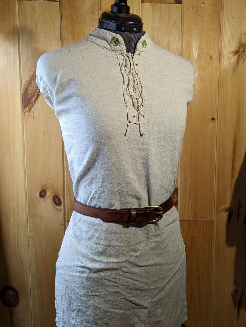 Handmade Full Grain, Cow Leather Belt: Customizable Buckle & Length, USA Made, 1" Wide Bild 8