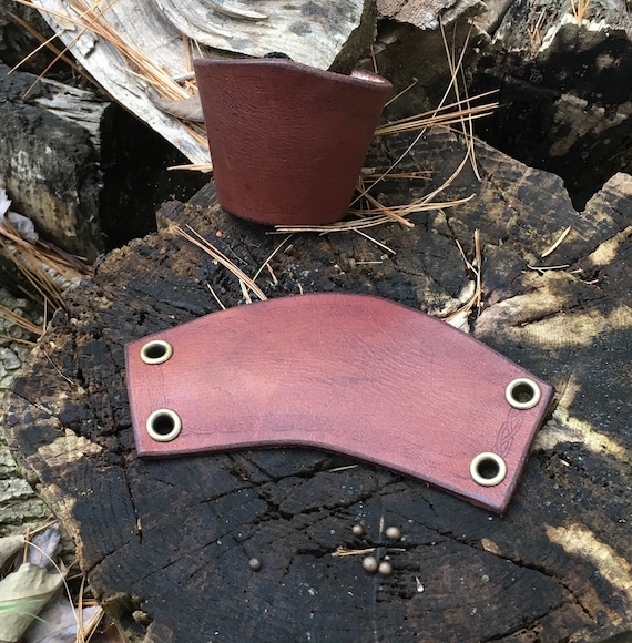 Custom Leather Cuff Bracelets Pair (Multiple Leather & Metal Colors)