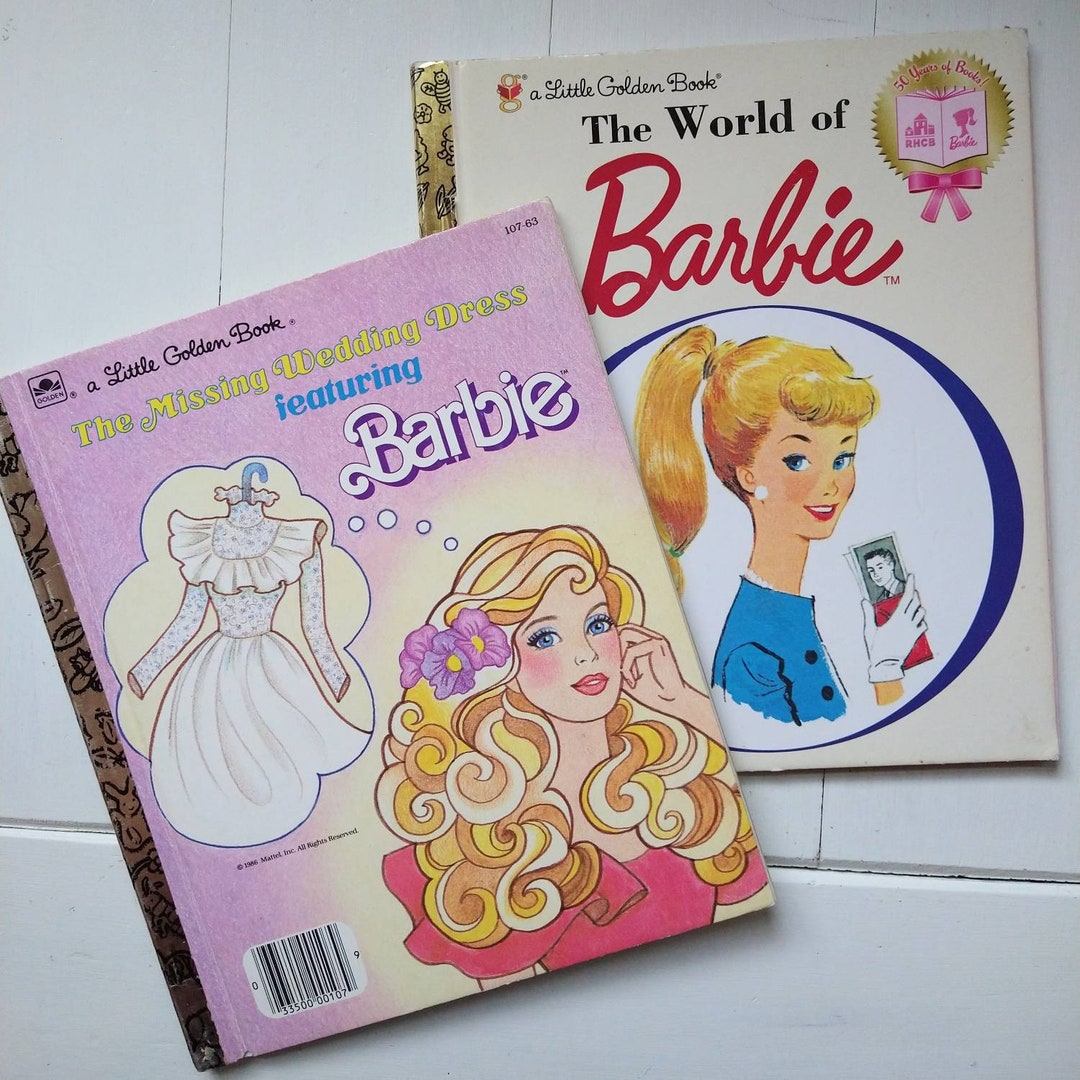 Barbie Books Vintage Superstar Barbie Doll Little Golden Books - Etsy