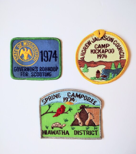 Vintage Scout Patches / Camporee / Summer Fun / Cub S… Gem