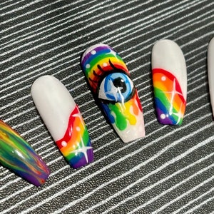 PRIDE Custom Press-On Nägel