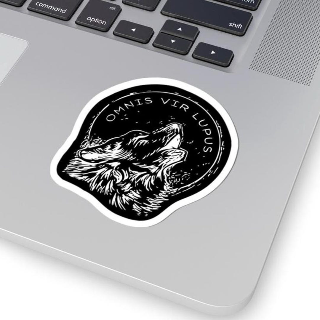 Red Rising Howler Quote Sticker | Omnis Vir Lupus - Etsy Australia