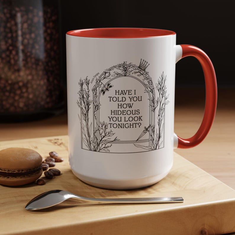 Cardan Greenbriar Cruel Prince Quote Mug, Fairy Tale Coffee or Tea Mug, Fantasy Book Lover Gift image 4