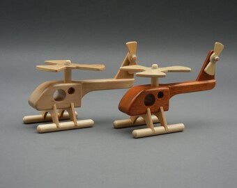 wooden helicopter