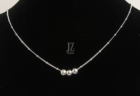 ★PEARLY MORE★ Logo Bar Ball Chain Magnet Necklace Buddha Mama 18