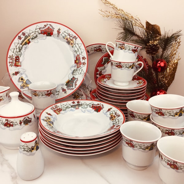 Christmas Dinnerware - Etsy
