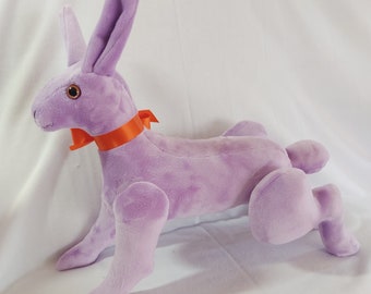 Plush Bunny, Easter Rabbit - Jointed for fun play, easy cuddling!