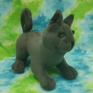 Plush Gray Cats! Ready for adoption now!d