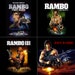 Joseph Staley reviewed Rambo Stone Coasters, Movie Poster, Set of 4, Handmade, First Blood, Sylvester Stallone