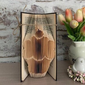 Fancy cupcake, folded book art, gifts for bakers image 3