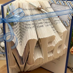 Graduation card, Master of education, congratulations, graduate gift, altered book art