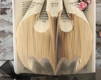Bat decoration, paper halloween party, altered book art