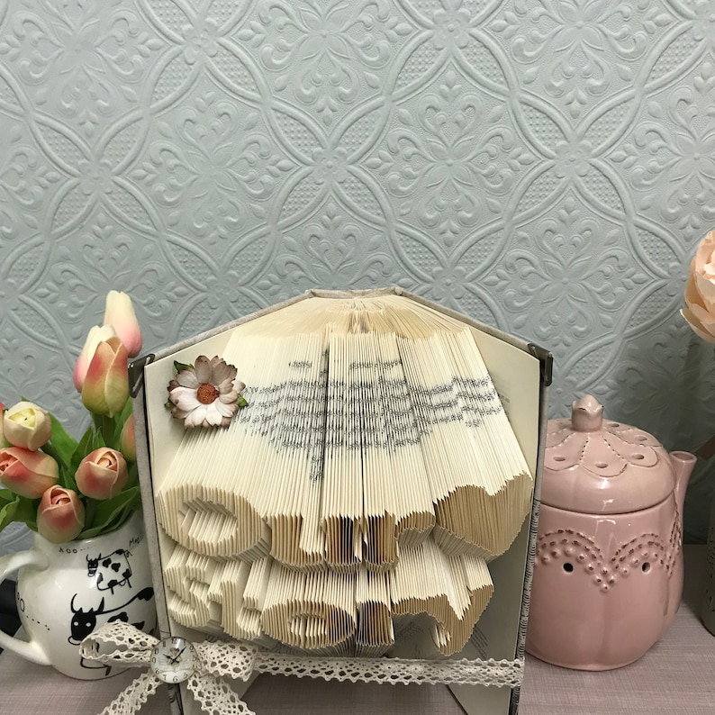 Our love story book art wedding gift