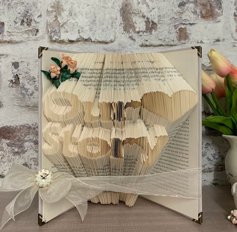 Our love story book art wedding gift