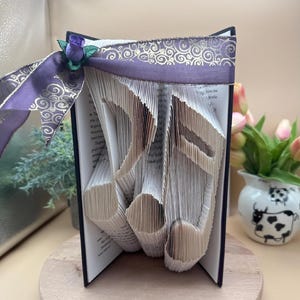 Regalo per gli amanti della musica, note musicali, libro piegato, libro pop-up
