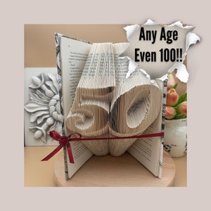 Grand anniversaire, bienvenue chez les autres, carte de voeux, cadeau alternatif, art du livre plié
