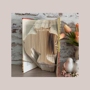 Princess with a tiara, bridesmaid gift, folded book art, altered book art