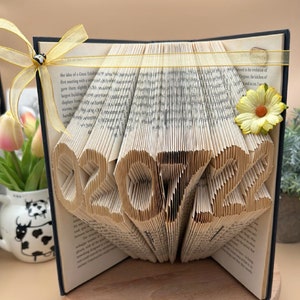 Anniversary card, paper anniversary, book lover gift image 1
