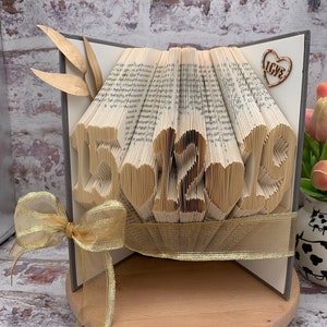 Anniversary card, paper anniversary, book lover gift image 10