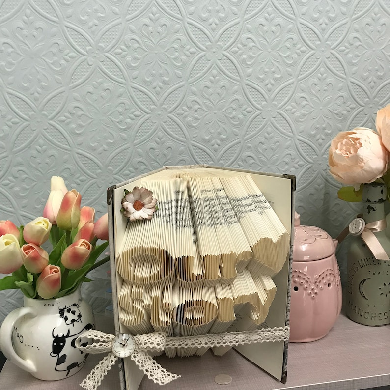 Our love story book art wedding gift