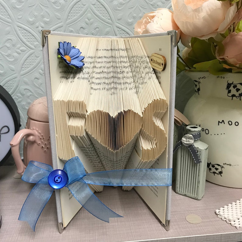 Book Folding Kit Video Tutorial School Holiday Activity Etsy