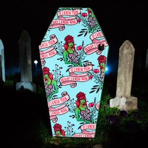 DISCOUNTED | Coffin Wallet | Horror Wallet | Ghosts | Spooky Gifts | Goth | Witchy | Bats | Horror Movies | Creepy | Ghostly | Haunted