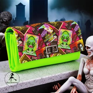Cartera de terror / Calaveras / Fantasmas / Cartera / Regalos espeluznantes / Gótico / Películas de terror / Escalofriante / Sobrenatural / Fantasmal / Embrujado / Macabro
