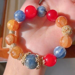 Dunhuang Hematoid Bracelet | Gemstone Bracelets l Crystal Bracelet