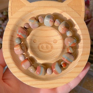 Ocean Jasper Cubes Bracelet 1 | Jasper Bracelet | Gemstone Bracelets
