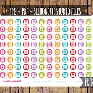Laundry Printable Planner Stickers Washer Stickers Laundry Stickers Chore Stickers Icon Stickers Functional Stickers Cleaning Planner A49