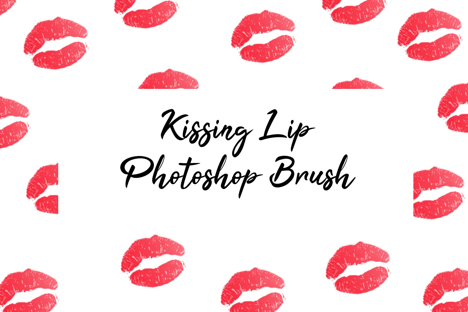Kissing Lip Stamp Brush Lips Brush Kiss Etsy
