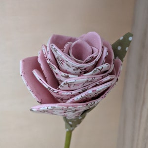 Digital download - Make your own fabric faux flowers - Roses. Step by step instructions, templates and colour photos.