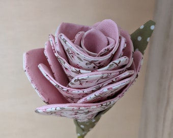 Digital download - Make your own fabric faux flowers - Roses. Step by step instructions, templates and colour photos.