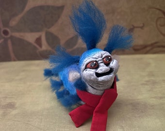 Polymer Clay Skulptur - &quot;Ello Würmchen&quot; - Inspiriert durch den Labyrinth Film.&quot;
