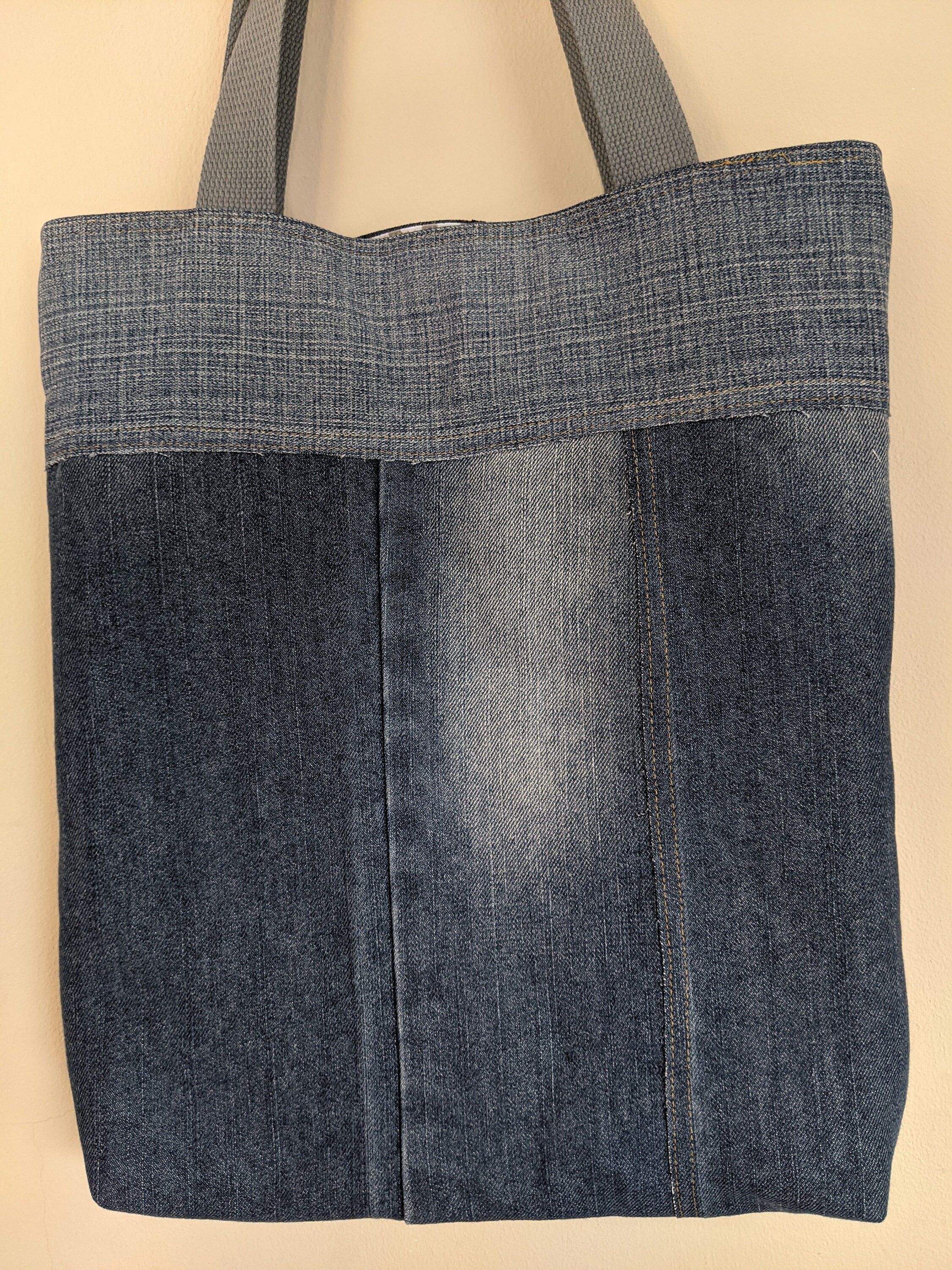 Upcycled denim shopping bag. Made from recycled jeans. Ideal | Etsy