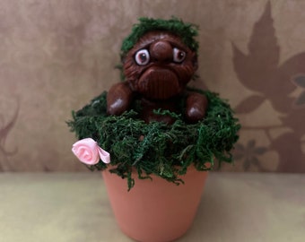 OOAK Wurzel Figur. Handgefertigte Fantasy Figur.