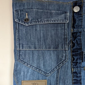 Upcycled Denim Shopping Bag. Made From Recycled Jeans. Ideal Gift for ...