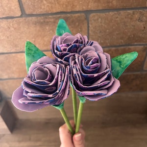 デジタルダウンロード - 布で作るフェイクフラワー - バラ。ステップバイステップの説明、テンプレート、カラー写真付き。