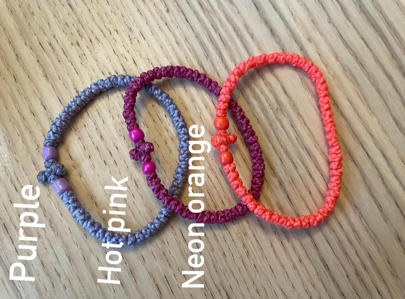 Komboskini / Chotki Orthodox Prayer Rope Bracelets 55 knot | 100 knot ropes - 20+ colors image 7