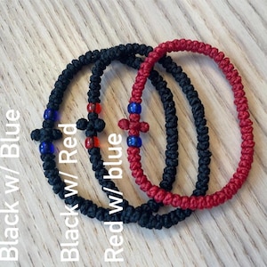 Komboskini / Chotki Orthodox Prayer Rope Bracelets 55 knot | 100 knot ropes - 20+ colors image 10