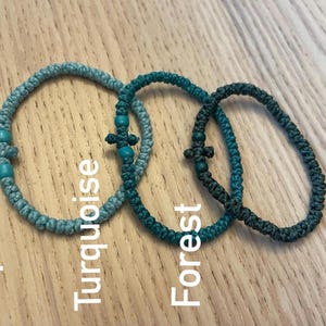 Komboskini / Chotki Orthodox Prayer Rope Bracelets 55 knot | 100 knot ropes - 20+ colors image 9