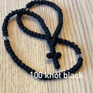 Komboskini / Chotki Orthodox Prayer Rope Bracelets 55 knot | 100 knot ropes - 20+ colors image 5