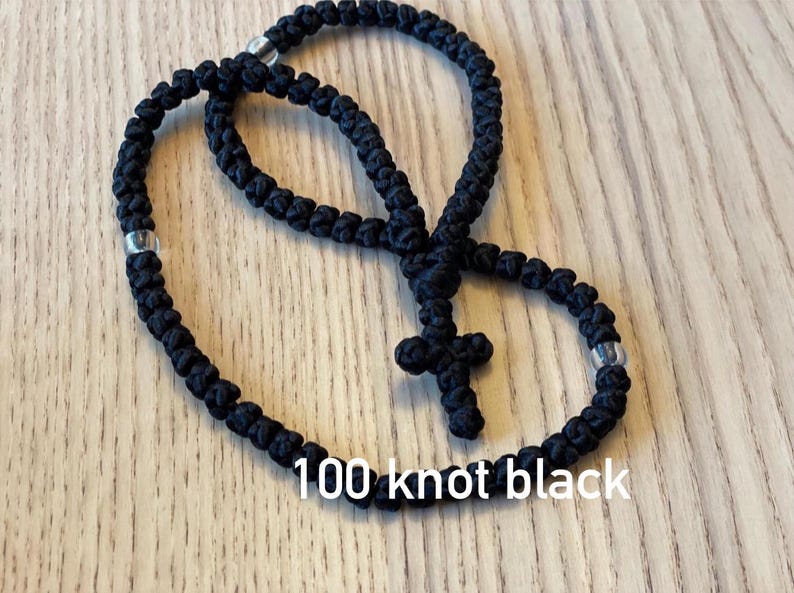 Komboskini / Chotki Orthodox Prayer Rope Bracelets 55 knot | 100 knot ropes - 20+ colors image 5