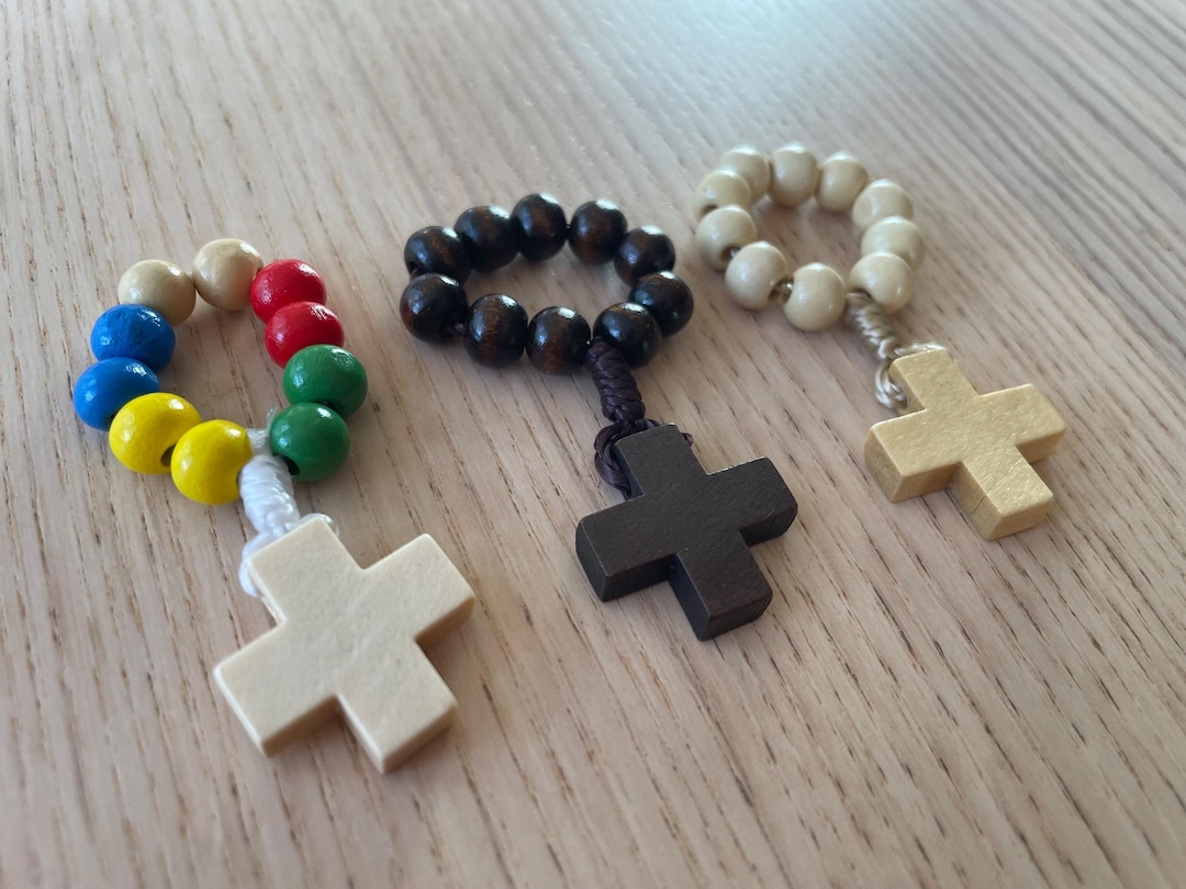 Mini Wood Komboskini Prayer Rope: Orthodox Baptism Gift - Etsy