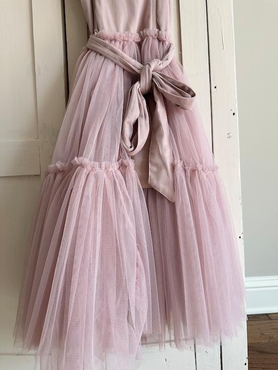 Tutu prom dress pink vintage - image 3
