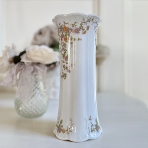 Vintage Floral Vase Shabby Chic