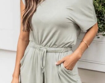 Romper darling in Sage green